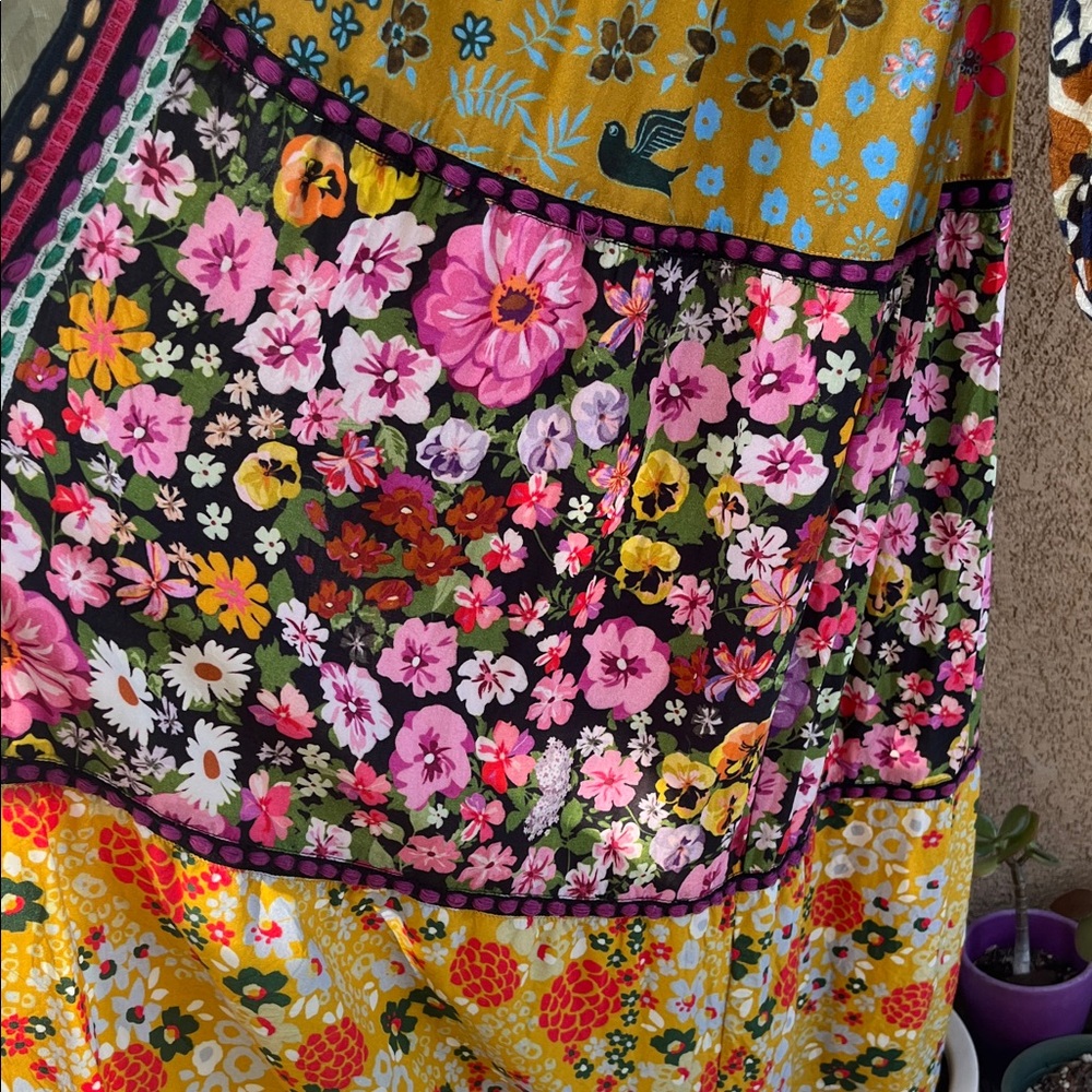 Multicolor Patchwork Kimono - image 4